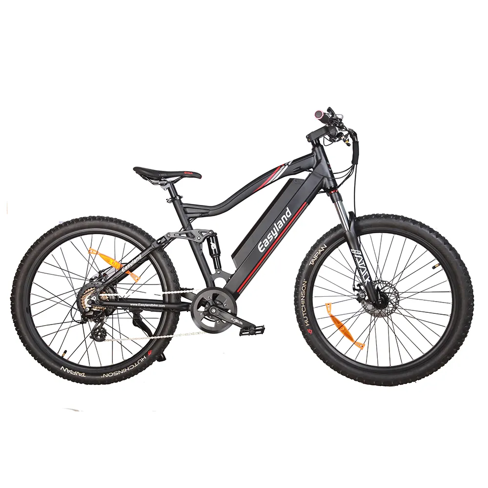 Pneu xc mountain bike elétrico de 26*4.5, 48v, 1000w, tektro, freio a disco hidráulico, para baixo da praia