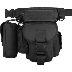 Multifunctional Tactical Waist Bag Outdoor Nylon Pouch for Motorcycling Hiking Water Bottle Drop Leg Fishing Tool <b>Storage</b> - Product Image 5