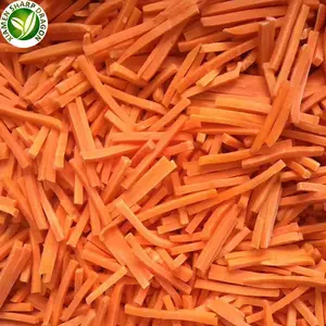 Bulk Frozen Vegetables IQF Chopped Carrots Strips stick shredded Dice Sliced Chunk Block Cubes Cuts Organic Freeze Freezing