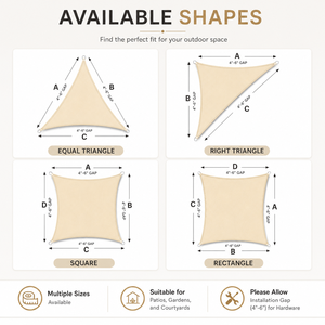 Voile d'<span class=keywords><strong>ombrage</strong></span> sur mesure en HDPE robuste et imperméable <span class=keywords><strong>pour</strong></span> extérieur, idéale <span class=keywords><strong>pour</strong></span> jardin, patio et <span class=keywords><strong>pergola</strong></span> – Fabrication chinoise - Product Image 6