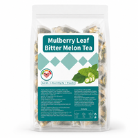 Mélange de tisanes de feuilles de mûrier et de melon amer, qualité supérieure, infusion à froid, 30 sachets de thé pyramidaux, sans sucre, 150g, vente en gros, OEM, marque privée