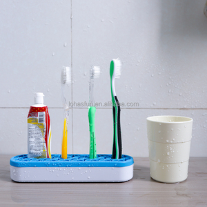 Organizador de Herramientas de Belleza, Porta Brochas de Maquillaje de Silicona Portátil, Organizador de Cosméticos - Product Image 4