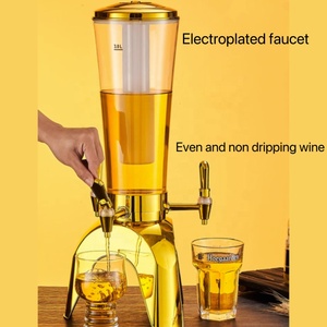 Distributeur de jus de <span class=keywords><strong>vin</strong></span> de bière en libre-service noir de 3 litres chaud tour de 3 robinets pour les usines demi-paquet paiement facile - Product Image 5