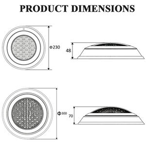 <span class=keywords><strong>Ampoule</strong></span> LED subaquatique 36W 12V pour spa, lumière de <span class=keywords><strong>piscine</strong></span> RGB avec télécommande, IP68, montage mural, lampe pour étang, lac, fontaine, en acier inoxydable - Product Image 3