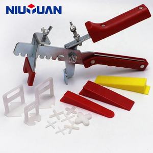 NIUYUAN 100Pcs Pengatur Jarak Keramik Sistem Perataan Ubin Set 1mm 1.5mm 2mm 2.5mm 3mm - Product Image 2