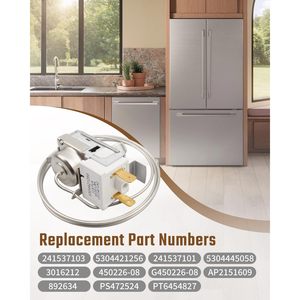 Minuteur de dégivrage électrique 5304421256 120/240 VAC pour réfrigérateur et congélateur, pièces détachées, installation facile, neuf - Product Image 5