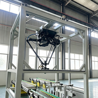 Robot de ramassage haute vitesse pour petits articles tels que les sachets de biscuits, les sacs de pain et les sachets de noix