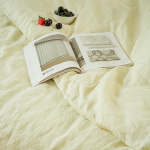 Ensemble de literie en lin biologique certifié Oekotex TIGERGOODS, housse de couette et draps en tissu de lin biologique - Product Image 6