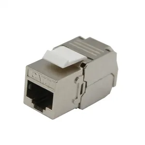 وحدة Rj45 180 درجة و90 درجة Sftp Sstp Cat7 أداة أقل من رافعة الرأس