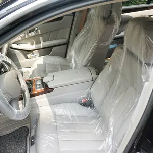 100 Stück Einweg-Autos itz bezug aus Kunststoff Universal Fit Protector Clear Covers Kunststoff-Stuhl bezug Innen zubehör für Autos