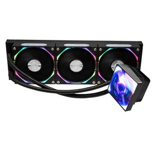 Bộ làm mát <span class=keywords><strong>CPU</strong></span> bằng chất lỏng ARGB 360mm, tản nhiệt nước cho PC với màn hình hiển thị video LCD dành cho AM4 AM5 Intel LGA115X/1200 - Product Image 1