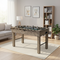 Table de baby-foot standard de 12 mètres pour enfants, jeu de société de sport, machine éducative à 8 barres, terrain de jeu vert