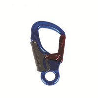 Mousqueton en aluminium multifonction de vente chaude porte-clés mousqueton d'escalade mousqueton de survie en plein air