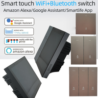 Interruptor Inteligente WiFi Zigbee, Control por Voz con Google Assistant y Alexa, Automatización del Hogar IOT, Interruptores Inteligentes con Control Remoto