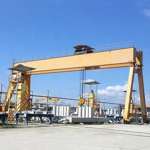 10 Ton 20 Ton 30 Ton 50 Ton hidrolik Double Girder Mobile Gantry Crane harga