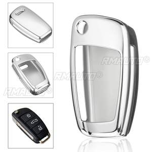 Coque de protection souple en TPU pour clé de voiture Audi C6 A7 A8 R8 A1 A3 A4 A5 Q7 A6 C5 – Accessoire de style automobile - Product Image 5