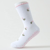 Chaussettes de Pilates tricotées Bioserica Era Advanced pour femmes avec grip – Design à revers inférieur, antibactériennes, écologiques, pour une meilleure posture