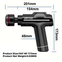 Pistolet de massage portatif à ondes infrarouges, conçu par une équipe de R&D professionnelle, 5 vitesses, rechargeable par USB, utilisation sur tout le corps, 45 mm