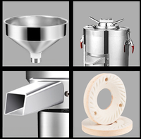 Machine de fabrication de beurre de soja, d'amande, d'arachide et de sésame de haute qualité, moulin colloïdal à engrenages 220V pour la production de pâtes de noix