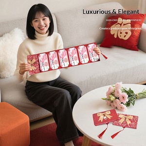 ซองอวยพรวันเกิดแบบยืดหดได้ พับได้ รูปหัวใจสามมิติ พร้อมไฟประดับดนตรี สีแดง สไตล์แฮปปี้เบิร์ธเดย์ เซอร์ไพรส์ - Product Image 3