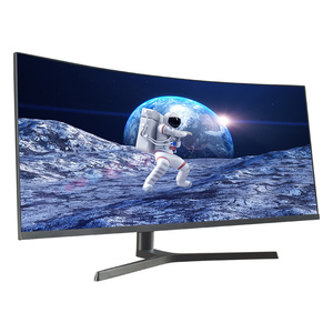 4k发光二极管屏幕165Hz 1ms高度可调批发游戏玩家监视器，宽高比为21:9宽曲面游戏玩家 - Product Image 3