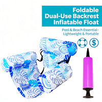 Fauteuil flottant gonflable en PVC pour adultes, pliable, pour piscine, bateau, été, plage, lac, fête aquatique, matelas d'eau moderne, tendance