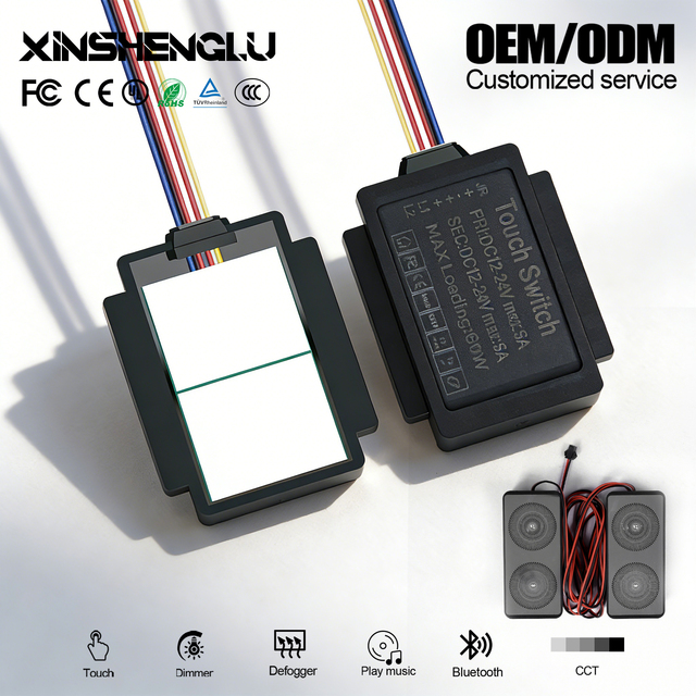 Factory OEM ODM Smart Mirror Touch Sensor for Control IP21 Rated 60W 12V 24V DC CCT Light Changing Home Decoration Mirror