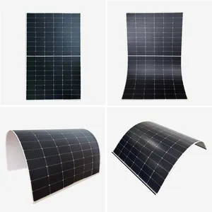 Individuelles flexibles Solarenergiepanel mit guter Qualität 370 W 380 W 390 W halbportables Solarpanel