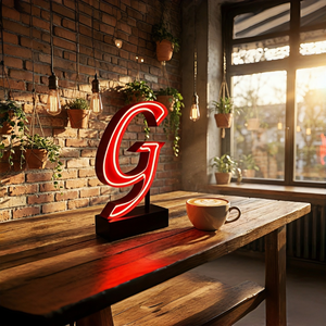 En gros, enseigne <span class=keywords><strong>de</strong></span> table LED flexible personnalisée, style néon rétro américain, pour bar, café, salle <span class=keywords><strong>de</strong></span> jeux, affichage sur table. MOQ 1 pièce, commande personnalisée. - Product Image 2