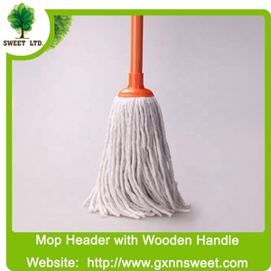 Mopa Plana de Microfibra de Fábrica China con Cubo de Madera Ecológico, Palo de Acero Resistente y Cabezal de Mopa de Algodón - Product Image 3