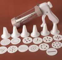 Pistolet à biscuits DIY, seringue à pâtisserie, extrudeuse, buses, glaçage, tuyau à crème, machine à biscuits, outils pour gâteaux