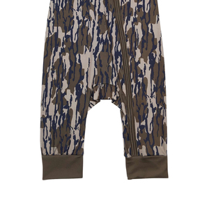 Bebé niña mar hierba estampado niños al por mayor mameluco manga larga cremallera mono niño ropa conjunto - Product Image 3