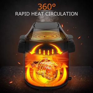 ความดันGTAP06C 2 ฝาปิดสองจอแสดงผลGmarkทำอาหารElectric Air Fryerความดัน - Product Image 5