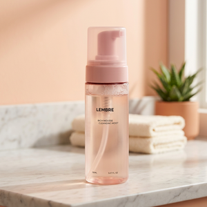 [LEMBRE] Espuma Limpiadora Facial Rica y Humectante con Aroma Floral, Purificante Profunda, Suave, para Todo Tipo de Piel, Certificada Vegana - Product Image 2