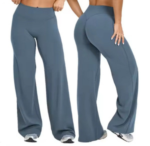 Manufacturer Custom Straight Leg Gym <strong>Pants</strong> High Waist Tummy Control Sports Workout <strong>Pants</strong> Flared Fitness <strong>Yoga</strong> <strong>Pants</strong> For Woman - Product Image 1