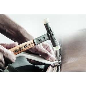 HALDER - 3366.225 baguettes à face souple SUPERCRAFT-avec manche ergonomique et verni en Hickory réduisant les vibrations et insert arrondi - Product Image 2