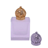 Bouchon de flacon de parfum en métal personnalisé, bouchon en alliage de zinc avec insert