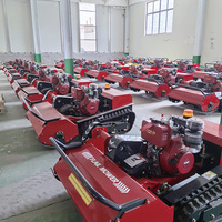 Offre Spéciale : Tondeuse Débroussailleuse Industrielle Sans Fil 4 Temps (Diesel/Essence) 800mm/1000mm/1200mm avec Fonction Mulching et Télécommande pour Usage Agricole