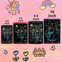 Tablette de dessin électronique intelligente pour enfants QF QF-lcd1 8,5 pouces légère (88g) – Bloc-notes d'écriture – Blanc, Noir, Rouge, Bleu – Meilleures ventes