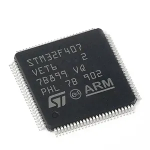 Merrillchip Stm32f407vet6 Stm32f Mcu 32-bit Stm32 Arm M4f 512kb Flash Lqfp100 STM32F407 IC Chip Programmer Stm32f407vg