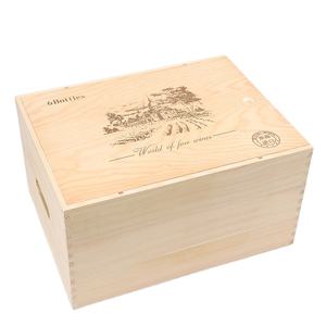 Boîte cadeau <span class=keywords><strong>en</strong></span> <span class=keywords><strong>bois</strong></span> à double traction <span class=keywords><strong>pour</strong></span> <span class=keywords><strong>6</strong></span> <span class=keywords><strong>bouteilles</strong></span> <span class=keywords><strong>de</strong></span> <span class=keywords><strong>vin</strong></span> avec technique <span class=keywords><strong>de</strong></span> peinture - Product Image 3
