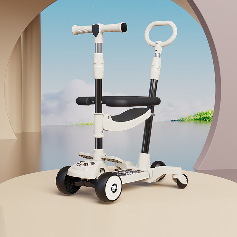 เก้าอี้/ที่ดัน/ที่นั่งดูแลเด็กสีขาว