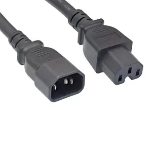 10a 250v Extension Cable Iec 60320 Power cable C14 TO C15 Power Cord