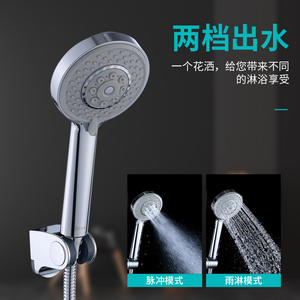 Cabezal de Ducha de Mano Chenlu, Redondo, Ajustable, con Rociador de Lluvia, Accesorio para Bañera, Portátil y Desmontable - Product Image 5