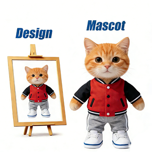 Maßgeschneiderte Niedliche Plüsch-Weiße-Panda-Cartoon-Kleidung aus Langlebigen, Atmungsaktiven und Bequemen Materialien für Individuelle Puppenkostüme - Product Image 4