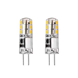 Silicon Bìa IC điều khiển thay thế truyền thống <span class=keywords><strong>Halogen</strong></span> đèn cơ thể không nhấp nháy SMD2835 0.8W <span class=keywords><strong>1W</strong></span> 1.5W G4 dẫn ánh sáng bóng đèn, <span class=keywords><strong>LED</strong></span>-JC - Product Image 1