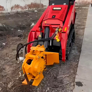 Derette V1000 Mini Skid chỉ đạo trang trại nhỏ Crawler loader với quyền lực mạnh mẽ đa chức năng rung cày tập tin đính kèm - Product Image 2