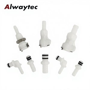 Raccord rapide CPC NPT en plastique pour tuyau, montage sur panneau, raccord rapide, vanne d'arrêt d'huile/eau, raccord de tuyau <span class=keywords><strong>1</strong></span>/4\" <span class=keywords><strong>5</strong></span> bars - Product Image 1