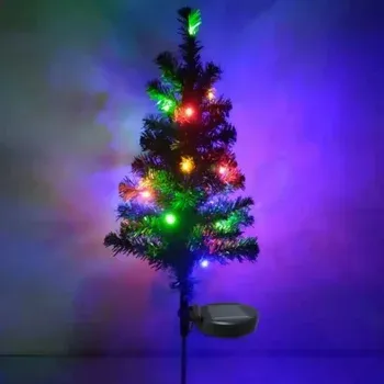 Solar Christmas Tree Lights IP65 Rated Green Renewable Energy for Outdoor Use in Gardens Courtyards Walkways Lawns Roads