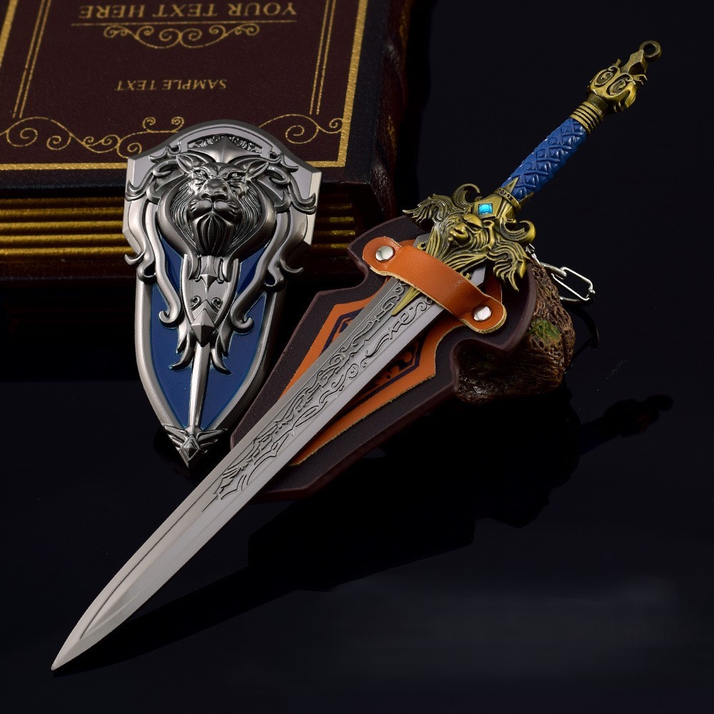 King's Espada de Carril/Escudo de Cabeza de León (Set)